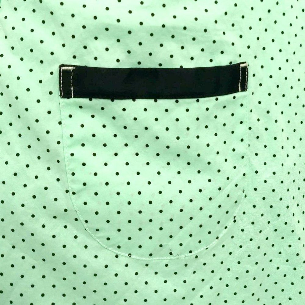 Hell Bunny Vanity Dotted Dress in Mint Green - Picture 7 of 8